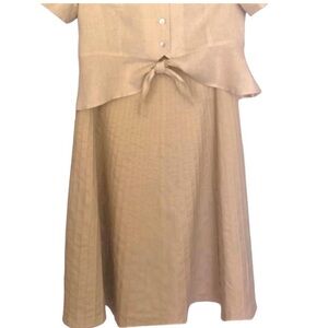 Think tank designer, a line skirt in embroidery Sunburst style detail threading